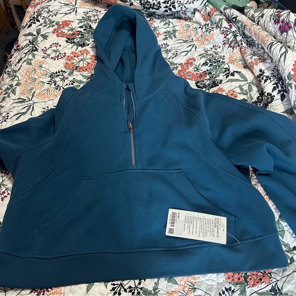 Lululemon Scuba Oversized 1/2 zip hoodie